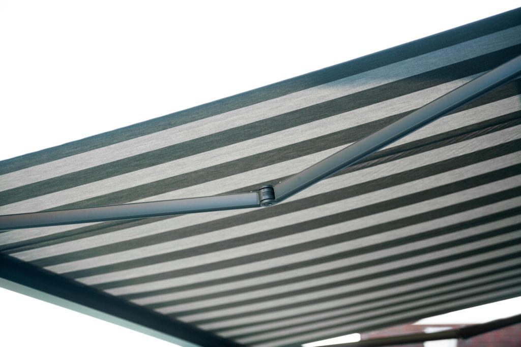 zonnescherm doek schoonmaken