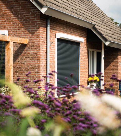 Rolluiken buiten tuin