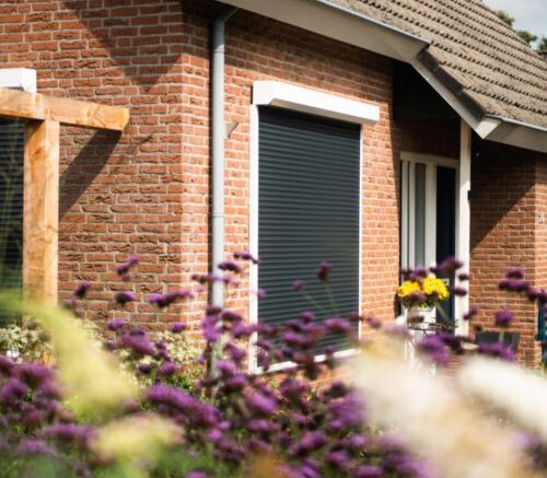 Rolluiken buiten tuin