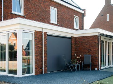 Buitenzonwering Screens Ritsscreens antraciet