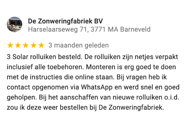 Rolluiken Op Zonne Energie Review